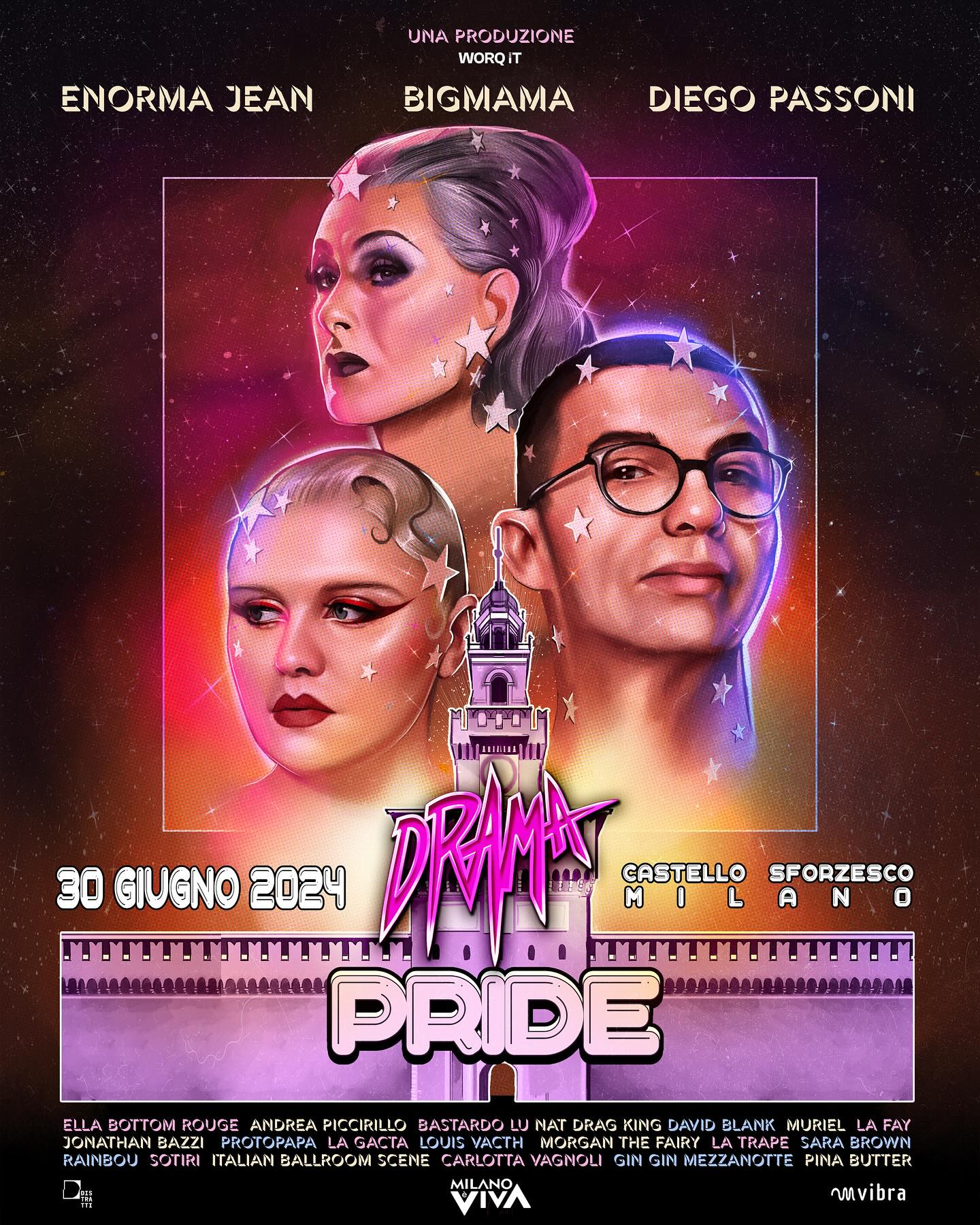 Drama Pride al Castello Sforzesco, 30 giugno 2024