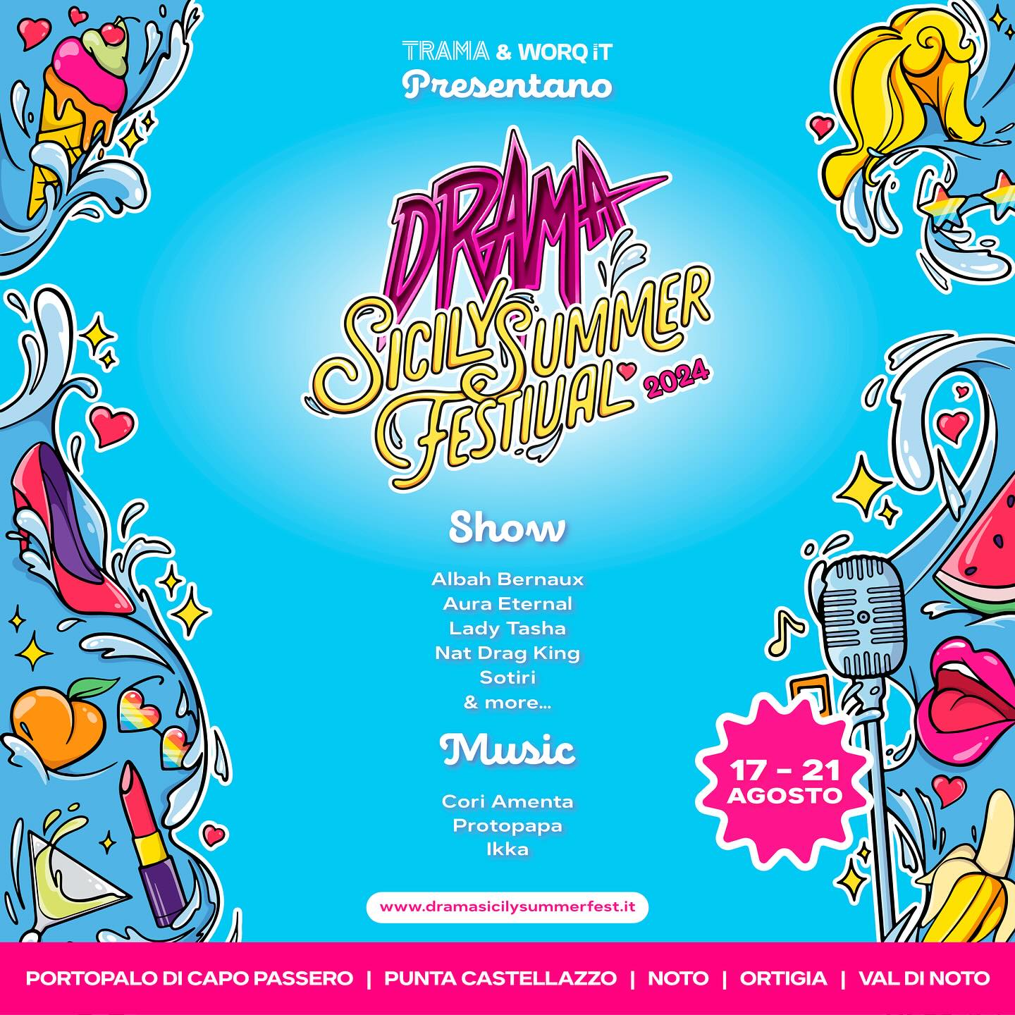 Locandina di Drama Sicily Summer Festival 2024