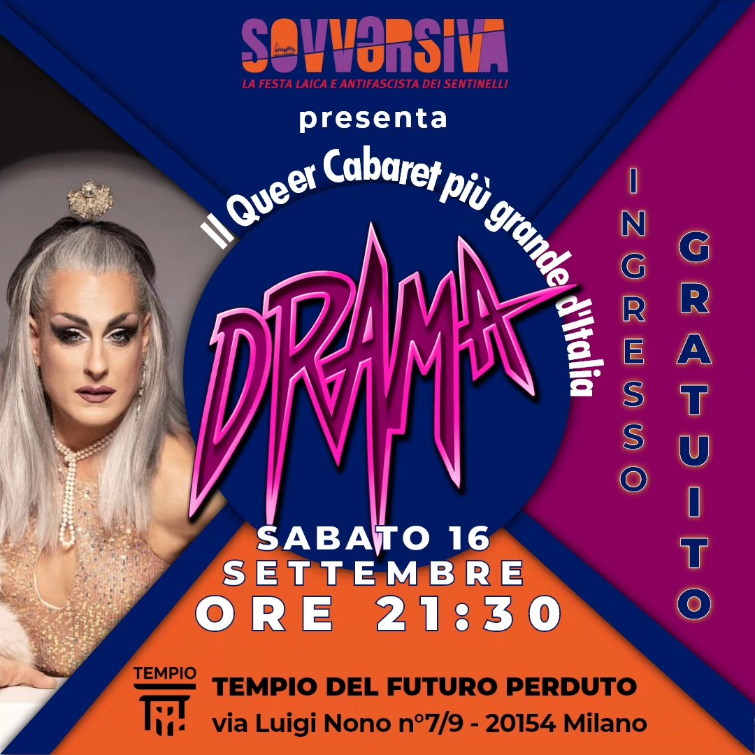 SOVVəRSIVA Drama x Sentinelli di Milano, 16 settembre 2023